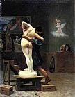 Jean-leon Gerome Famous Paintings - Pygmalion and Galatea